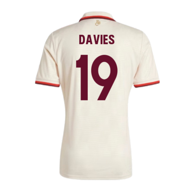 2024-2025 Bayern Munich Third Shirt (Davies 19)
