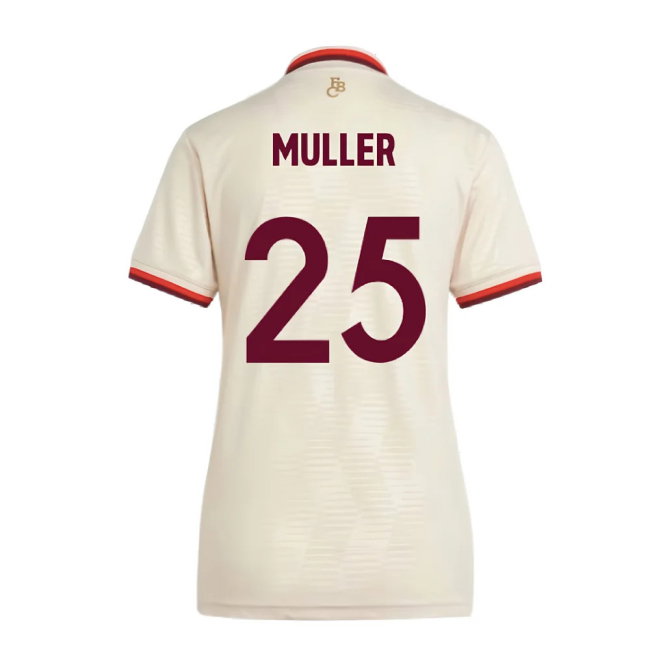 2024-2025 Bayern Munich Third Shirt (Womens) (Muller 25)