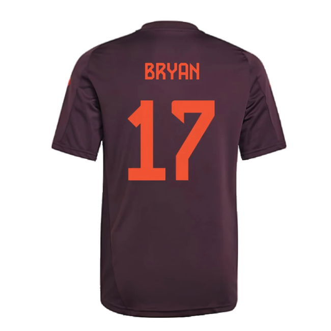2024-2025 Bayern Munich Training Shirt (Shadow Maroon) - Kids (Bryan 17)