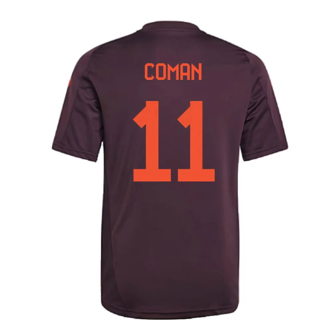 2024-2025 Bayern Munich Training Shirt (Shadow Maroon) - Kids (Coman 11)