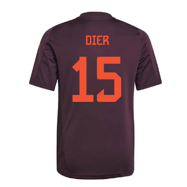 2024-2025 Bayern Munich Training Shirt (Shadow Maroon) - Kids (Dier 15)