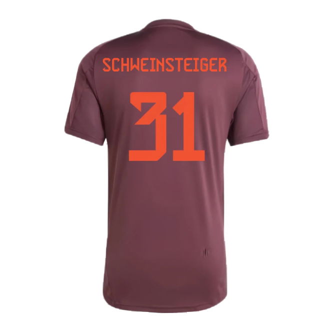 2024-2025 Bayern Munich Training Shirt (Shadow Maroon) (Schweinsteiger 31)