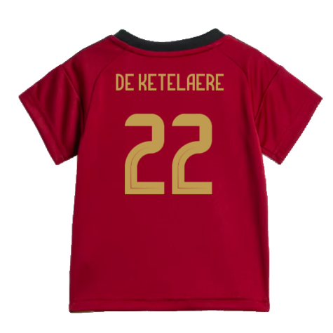 2024-2025 Belgium Home Baby Kit (De Ketelaere 22)