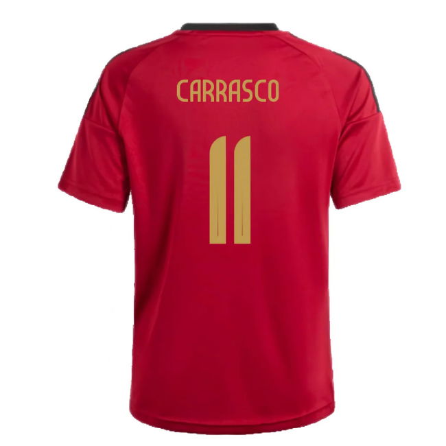2024-2025 Belgium Home Fan Shirt (Kids) (Carrasco 11)