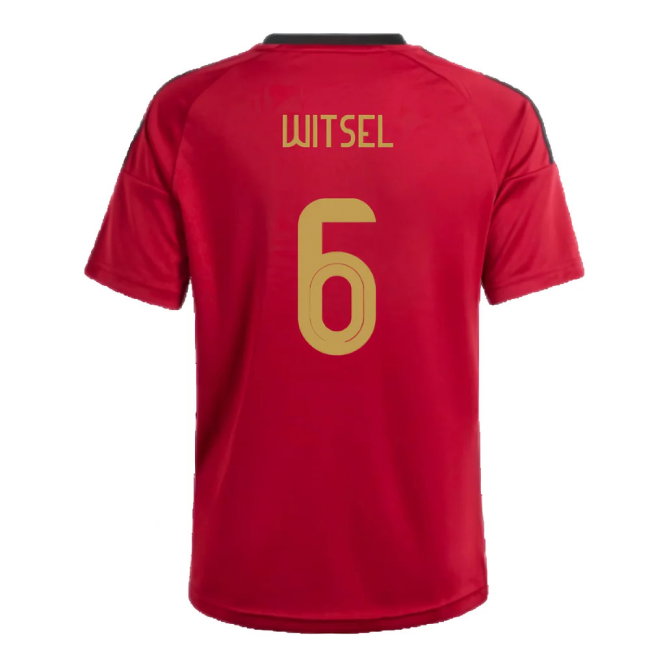 2024-2025 Belgium Home Fan Shirt (Kids) (Witsel 6)