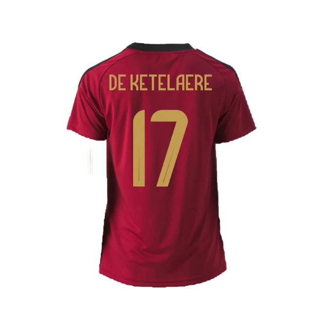 2024-2025 Belgium Home Fan Shirt (Ladies) (De Ketelaere 17)