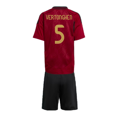 2024-2025 Belgium Home Mini Kit (Vertonghen 5)