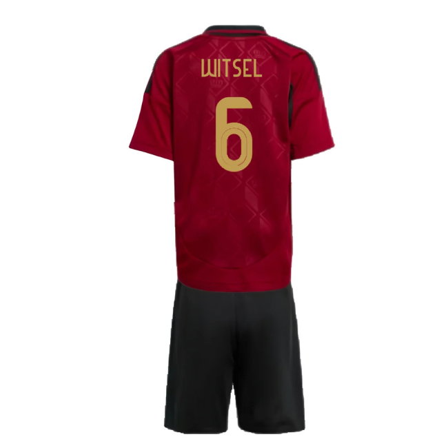 2024-2025 Belgium Home Mini Kit (Witsel 6)