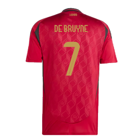 2024-2025 Belgium Home Shirt (De Bruyne 7)