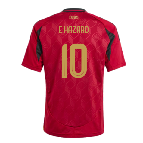 2024-2025 Belgium Home Shirt (Kids) (E Hazard 10)
