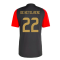 2024-2025 Belgium Training Jersey (Black) (De Ketelaere 22)