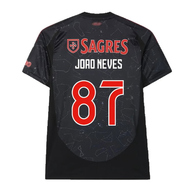 2024-2025 Benfica Away Shirt (Joao Neves 87)