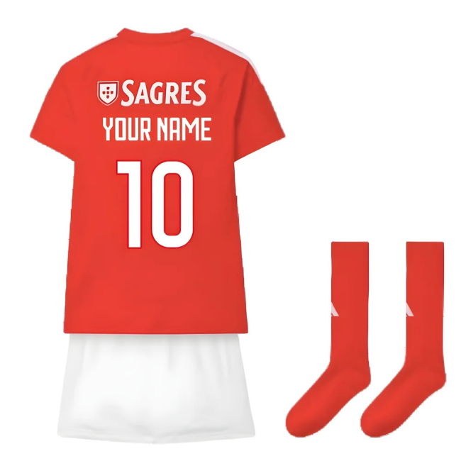 2024-2025 Benfica Home Youth Kit (Your Name)