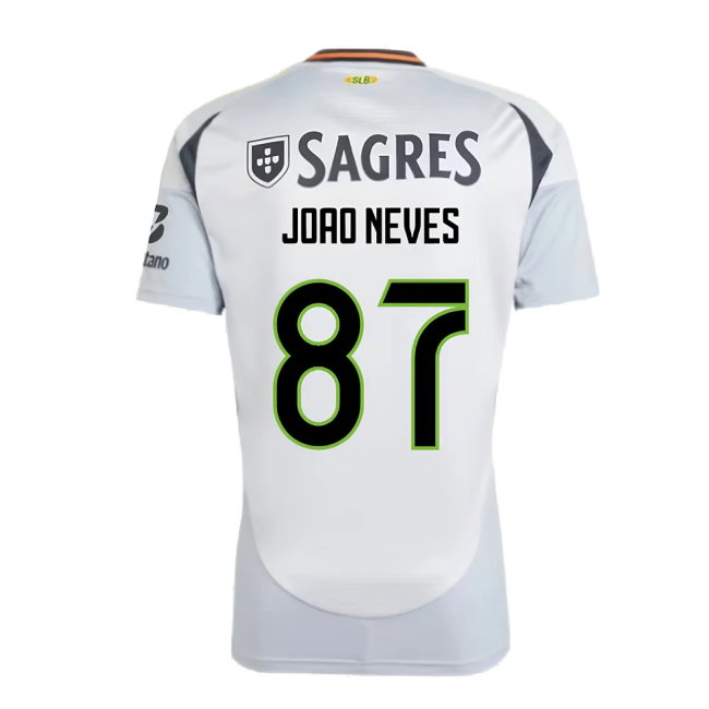 2024-2025 Benfica Third Shirt (Joao Neves 87)