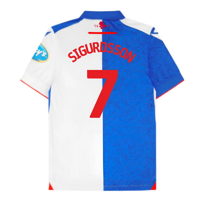 2024-2025 Blackburn Rovers Home Shirt (Sigurdsson 7)