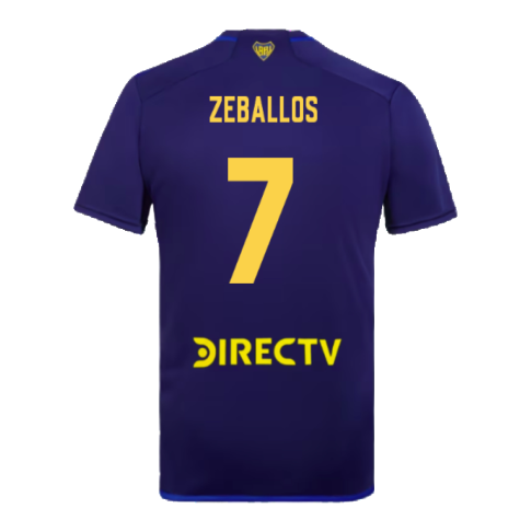 2024-2025 Boca Juniors Third Shirt (Zeballos 7)