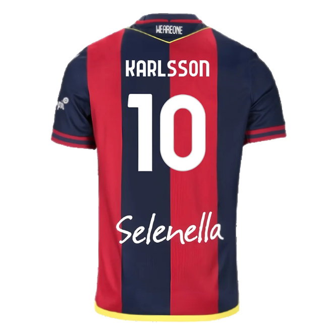 2024-2025 Bologna Home Shirt (Kids) (Karlsson 10)