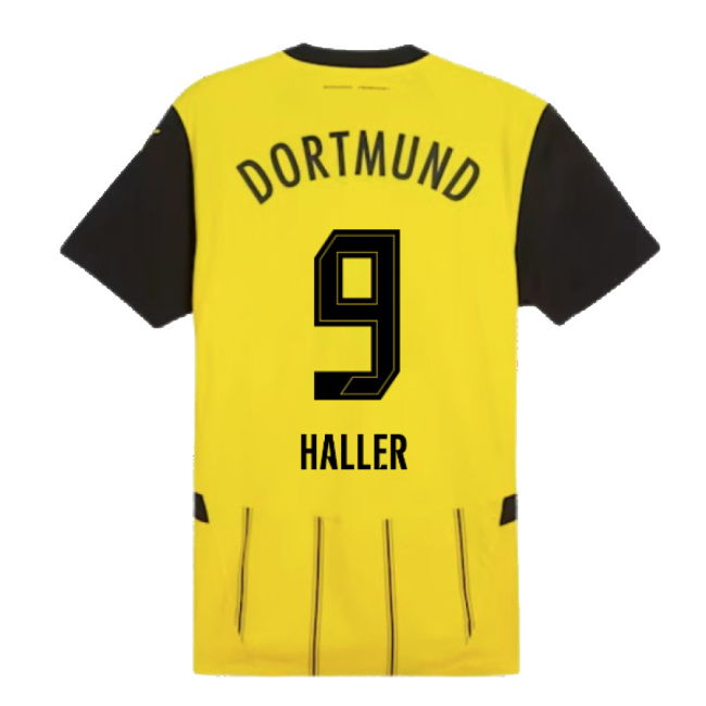 2024-2025 Borussia Dortmund Authentic Home Shirt (Haller 9)