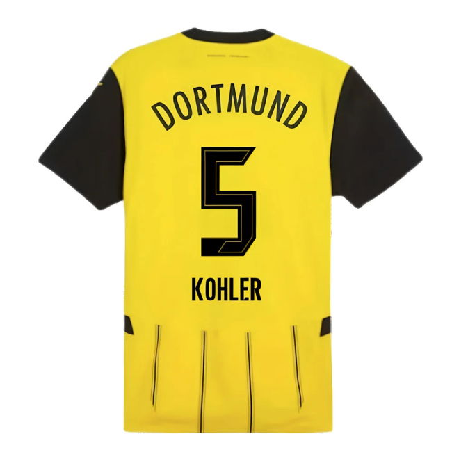 2024-2025 Borussia Dortmund Authentic Home Shirt (Kohler 5)