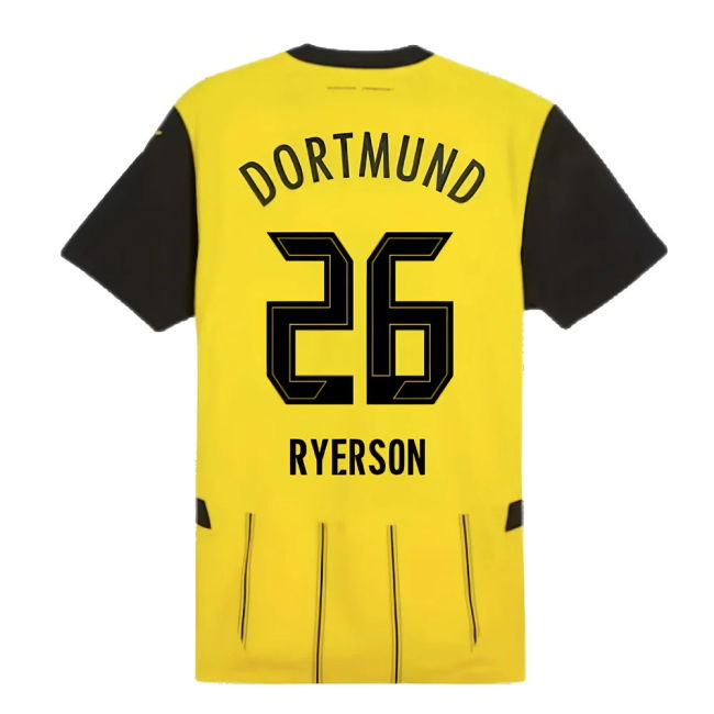 2024-2025 Borussia Dortmund Authentic Home Shirt (Ryerson 26)