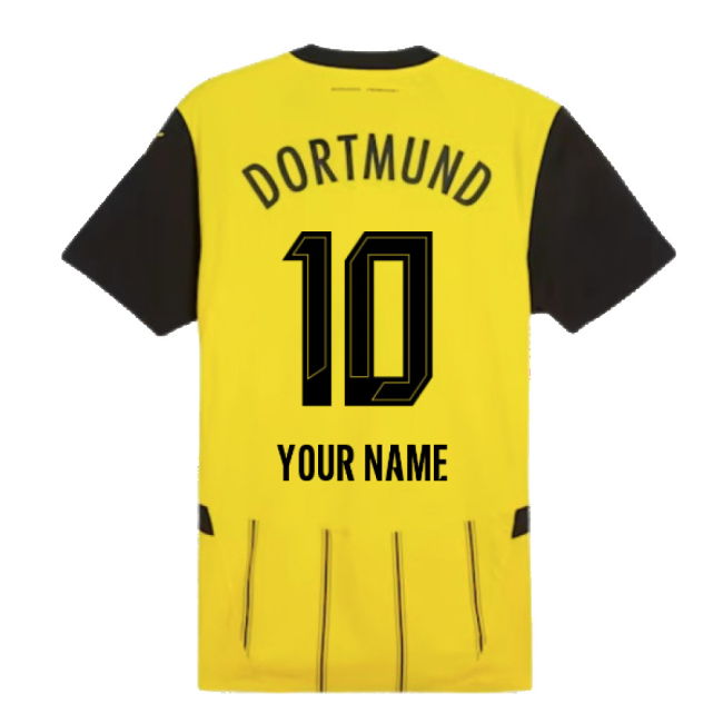 2024-2025 Borussia Dortmund Authentic Home Shirt (Your Name)