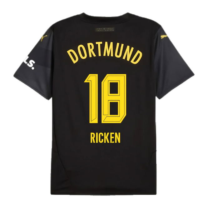 2024-2025 Borussia Dortmund Away Shirt (Kids) (Ricken 18)
