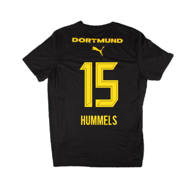 2024-2025 Borussia Dortmund Casuals Tee (Black) (Hummels 15)