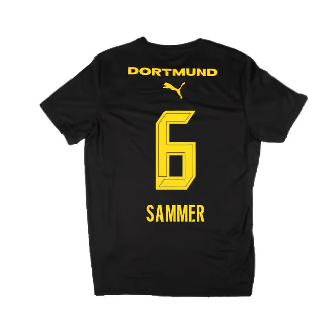 2024-2025 Borussia Dortmund Casuals Tee (Black) (Sammer 6)