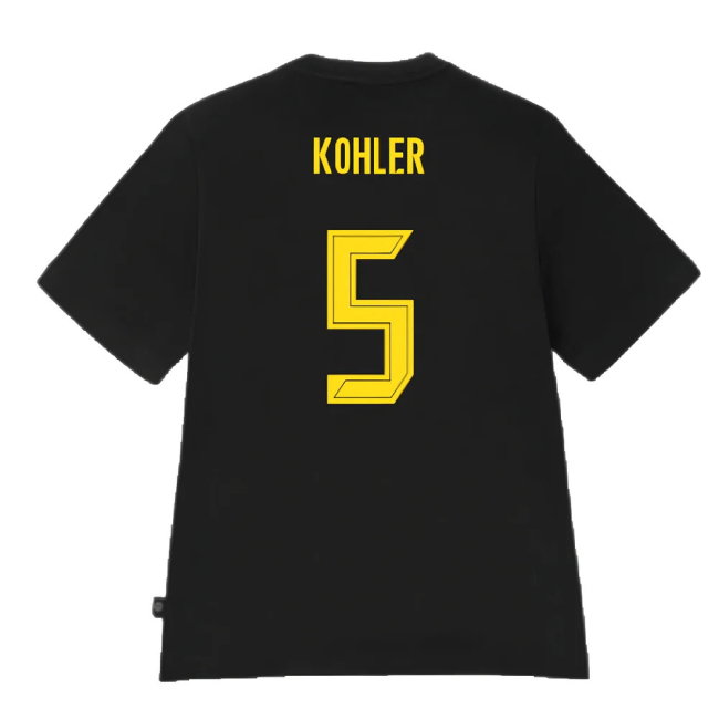 2024-2025 Borussia Dortmund ESS Tee (Black) (Kohler 5)