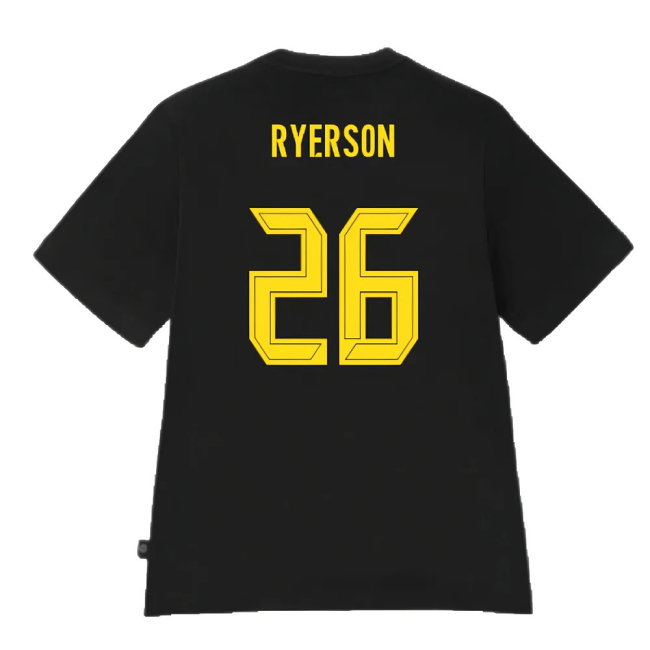 2024-2025 Borussia Dortmund ESS Tee (Black) (Ryerson 26)