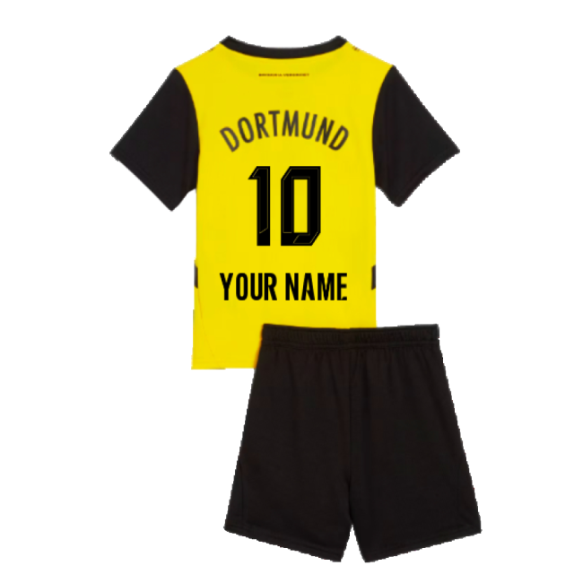 2024-2025 Borussia Dortmund Home Mini Kit (Your Name)