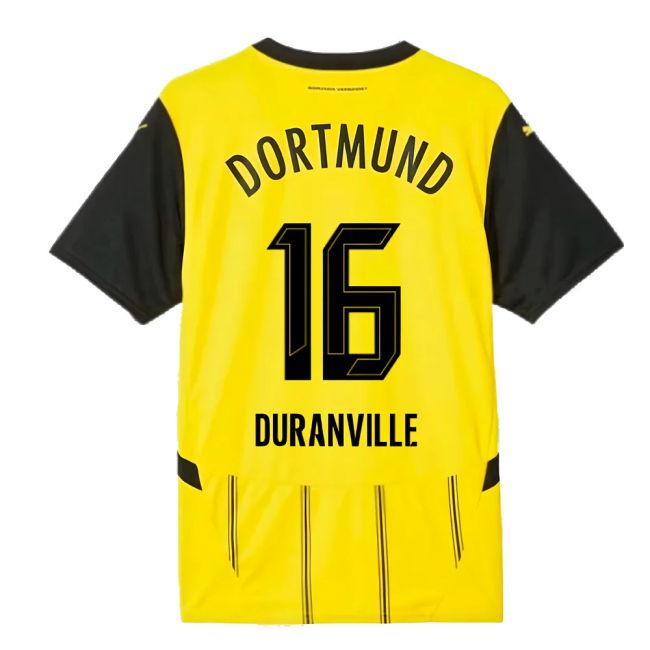 2024-2025 Borussia Dortmund Home Shirt (Duranville 16)