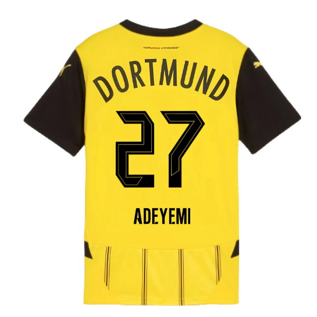 2024-2025 Borussia Dortmund Home Shirt (Kids) (Adeyemi 27)