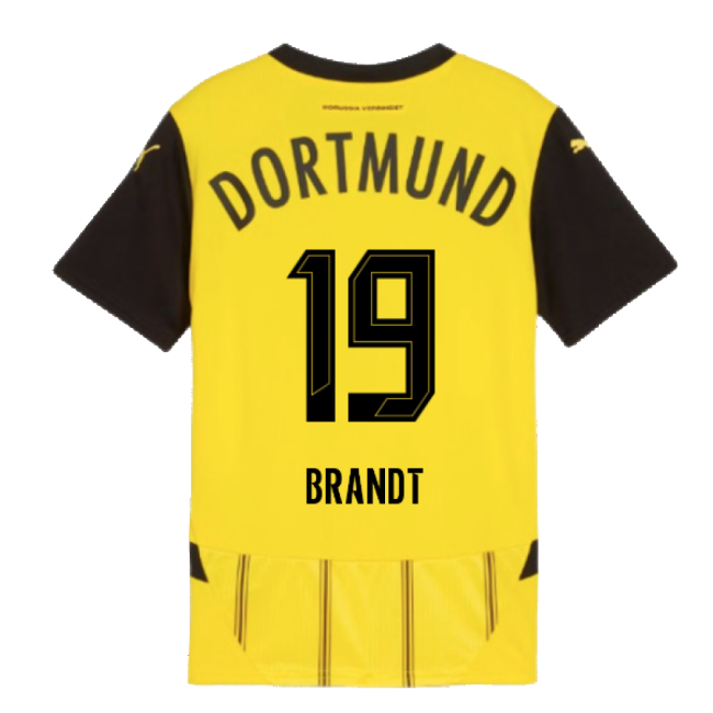 2024-2025 Borussia Dortmund Home Shirt (Kids) (Brandt 19)