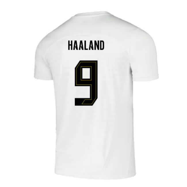 2024-2025 Borussia Dortmund Pre-Match Shirt (White) (Haaland 9)