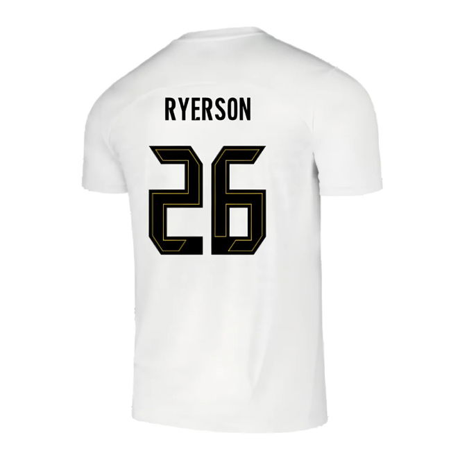 2024-2025 Borussia Dortmund Pre-Match Shirt (White) (Ryerson 26)