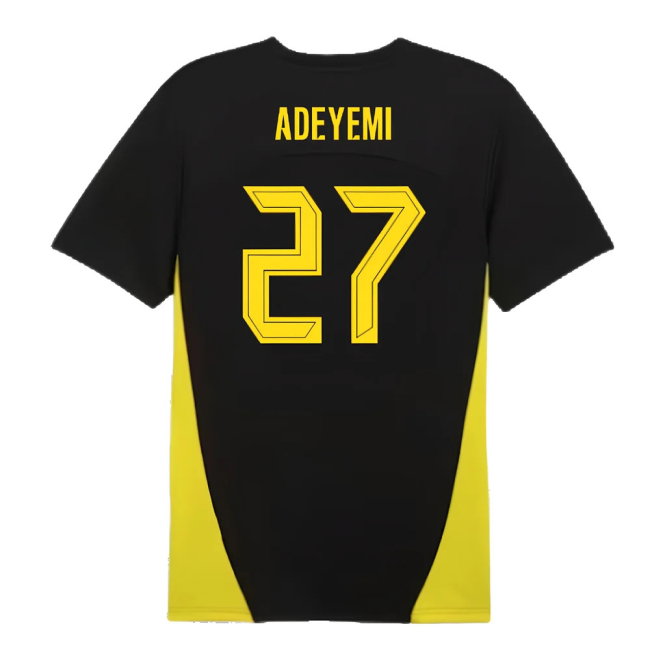 2024-2025 Borussia Dortmund Training Shirt (Black) (Adeyemi 27)