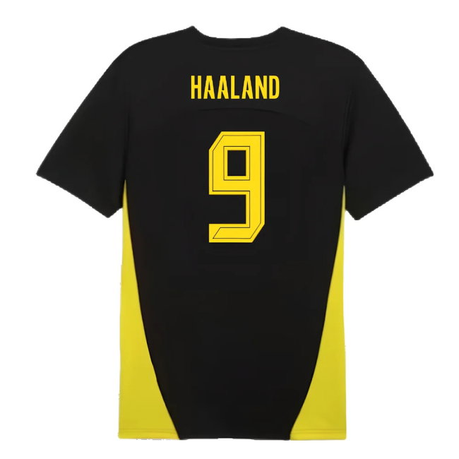 2024-2025 Borussia Dortmund Training Shirt (Black) (Haaland 9)