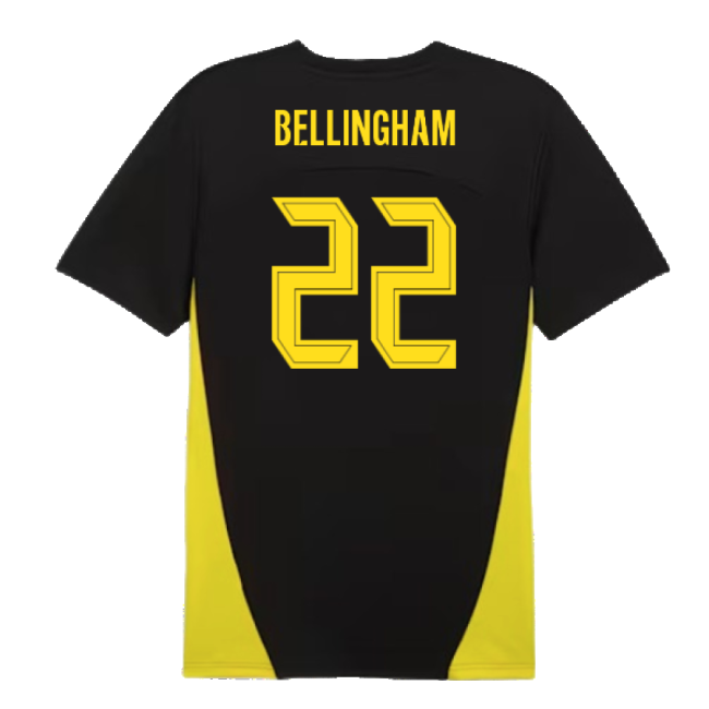 2024-2025 Borussia Dortmund Training Shirt (Black) - Kids (Bellingham 22)