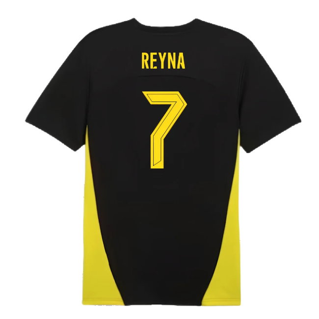 2024-2025 Borussia Dortmund Training Shirt (Black) (Reyna 7)