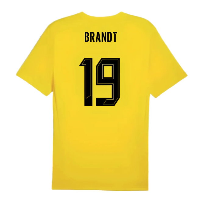 2024-2025 Borussia Dortmund Training Shirt (Yellow) - Kids (Brandt 19)