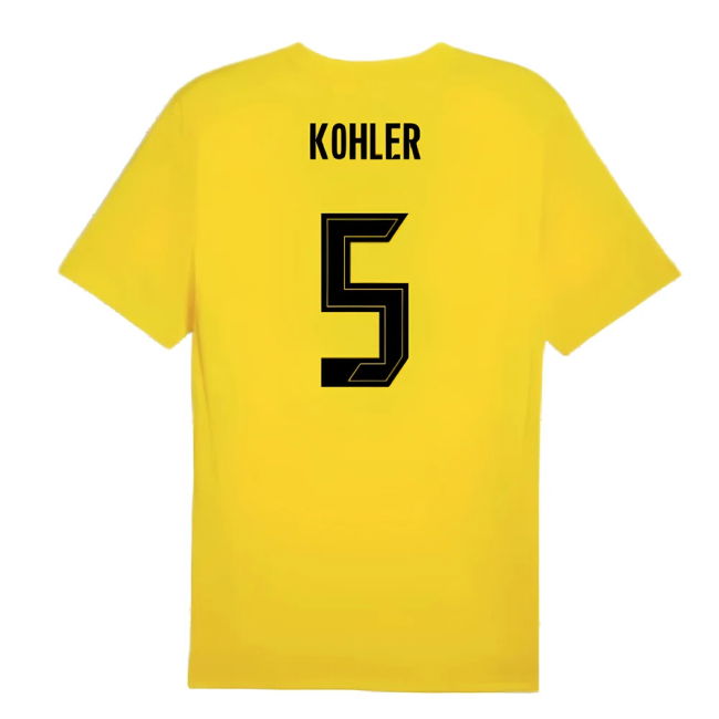 2024-2025 Borussia Dortmund Training Shirt (Yellow) (Kohler 5)