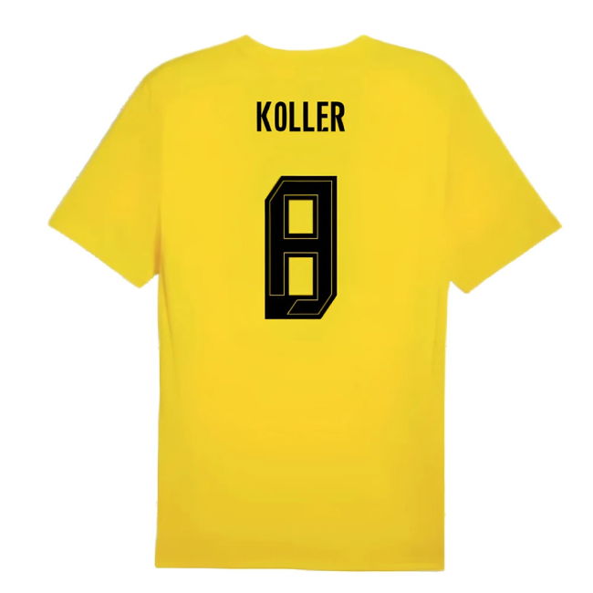 2024-2025 Borussia Dortmund Training Shirt (Yellow) (Koller 8)