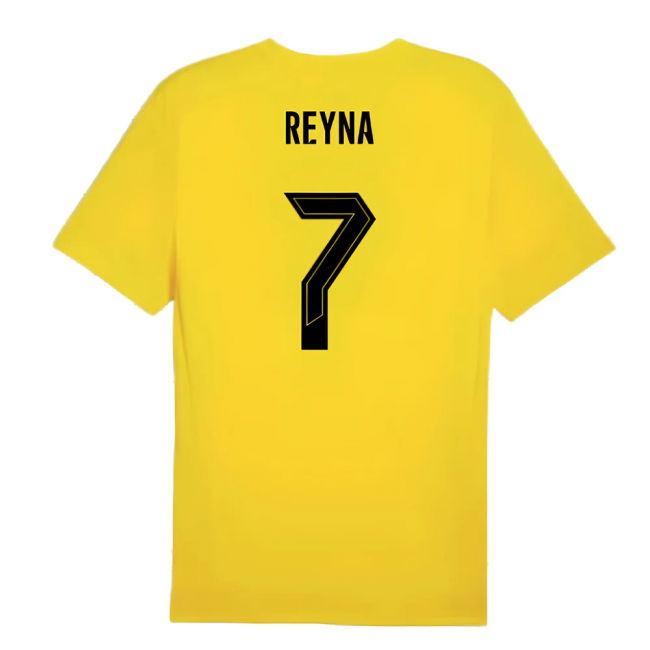 2024-2025 Borussia Dortmund Training Shirt (Yellow) (Reyna 7)
