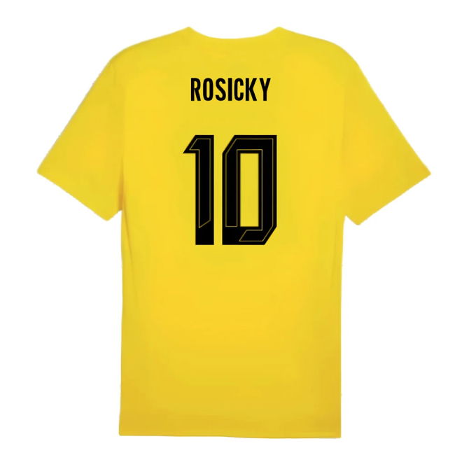 2024-2025 Borussia Dortmund Training Shirt (Yellow) (Rosicky 10)
