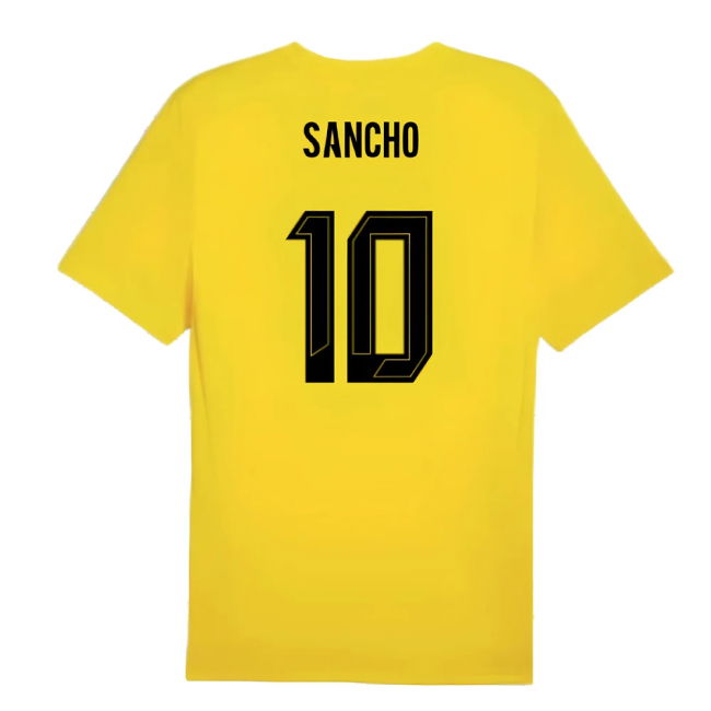 2024-2025 Borussia Dortmund Training Shirt (Yellow) (Sancho 10)