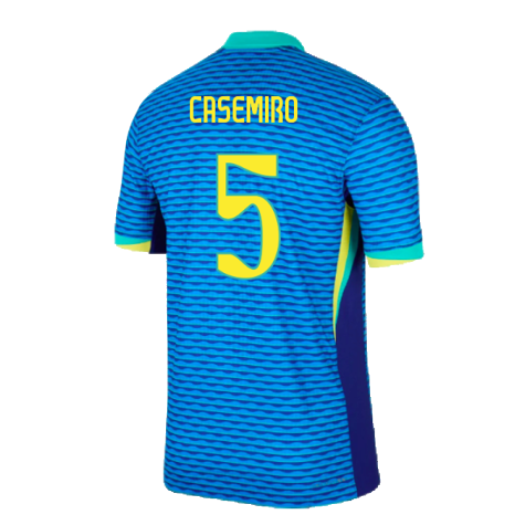 2024-2025 Brazil Away Dri-Fit ADV Match Shirt (Casemiro 5)
