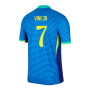 2024-2025 Brazil Away Dri-Fit ADV Match Shirt (Vini JR 7)