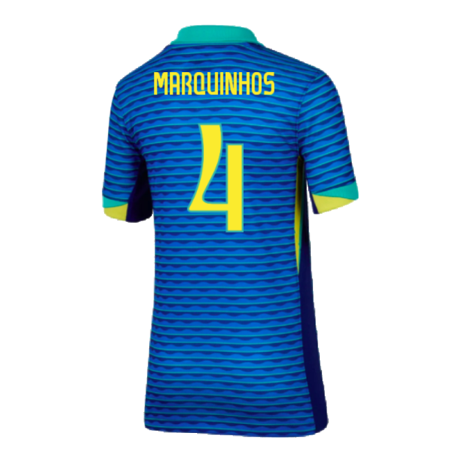 2024-2025 Brazil Away Shirt (Kids) (Marquinhos 4)