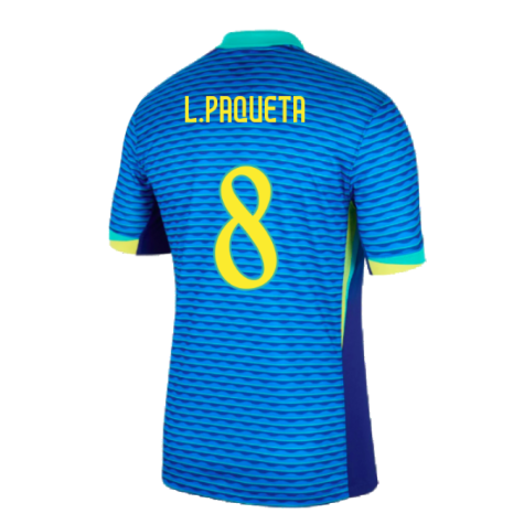 2024-2025 Brazil Away Shirt (L.Paqueta 8)